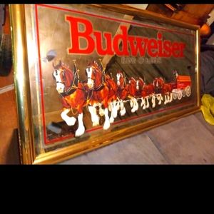 Vintage 52" Clydesdale mirror great for a bar man cave or colle